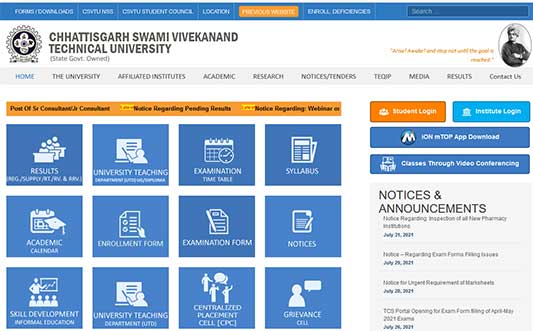 Chhattisgarh Swami Vivekananda Technical University